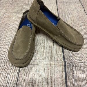 Birkenstock women’s Brown Suede Loafers size 5/5.5 or a 36